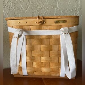 Mountain Trails Baskets~Vintage~Pristine~Handmade~USA~
Natural Wood~Backpack
